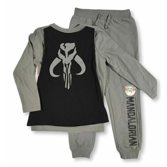 Star Wars Mandalorian Baby Yoda Outfit Cape Costume Shirt Small Size 5 - Picture 4 of 4